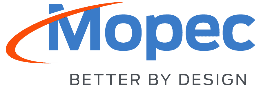 Mopec logo with the slogan 'Better by Design' underneath
