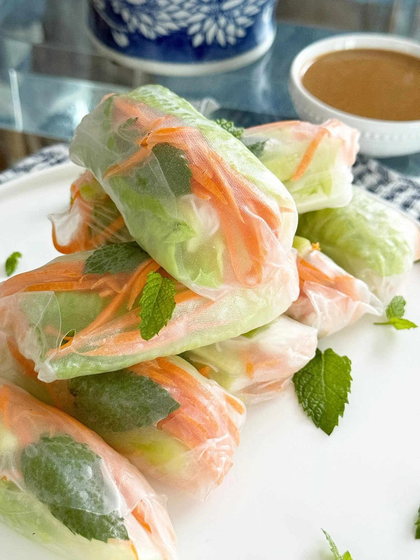 Nothing like making fresh spring rolls on a hot and humid day! They&rsquo;re even more special and refreshing when made with veggies grown right in my own garden. 🪏 

🥕 🥒 🥬 🌱 🥕 🥒 🥬 🌱 🥕 🥒 🥬 🌱 🥕 🥒 

#FruitSugarLove #gardengrownveggies #g