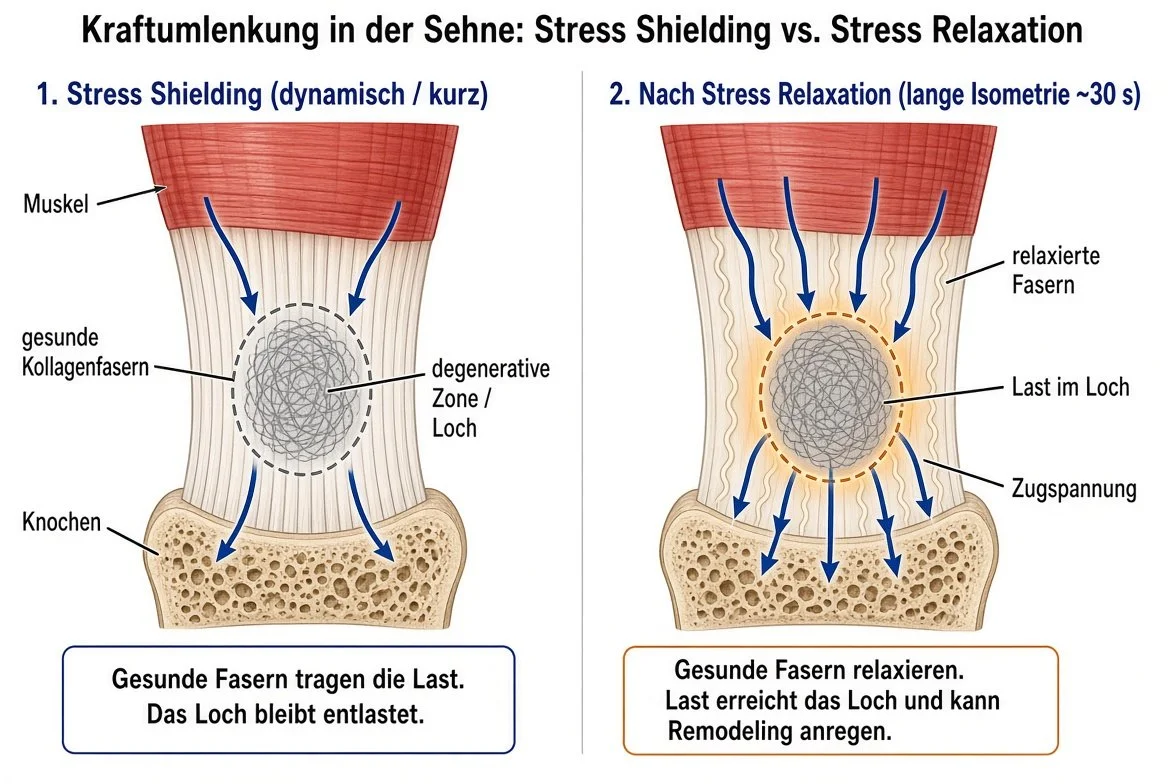 Sehnen trainieren: warum normales Training die verletzte Stelle verfehlt