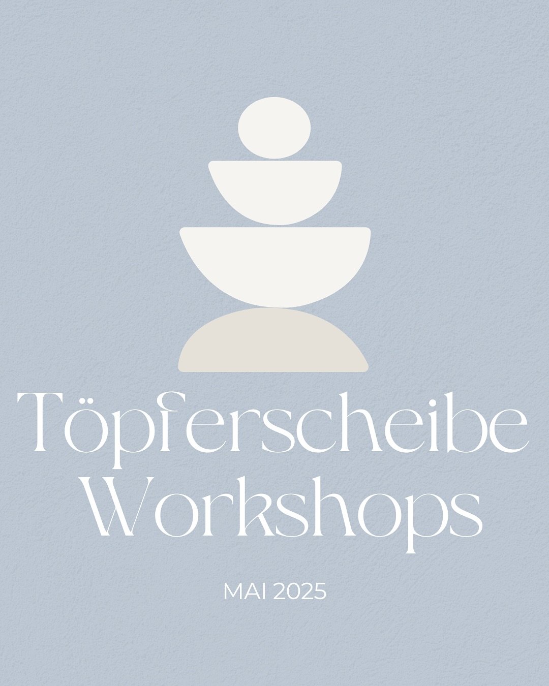 Mai-Termine f&uuml;r das Drehen an der T&ouml;pferscheibe sind live (Link in Bio) 🤍✨, ich freue mich auf euch! 😍

Infos &amp; Buchung auf toepfernkonstanz.de