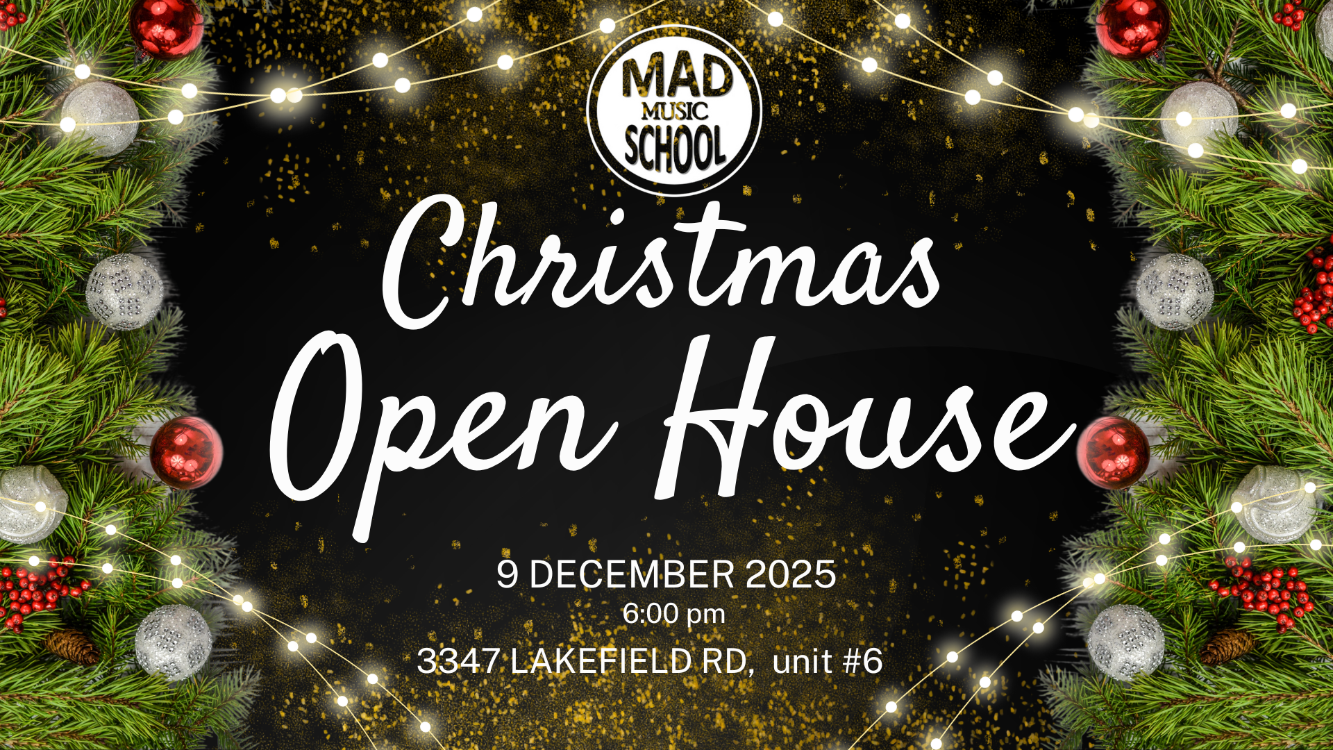 Christmas Open House at Mad Music School