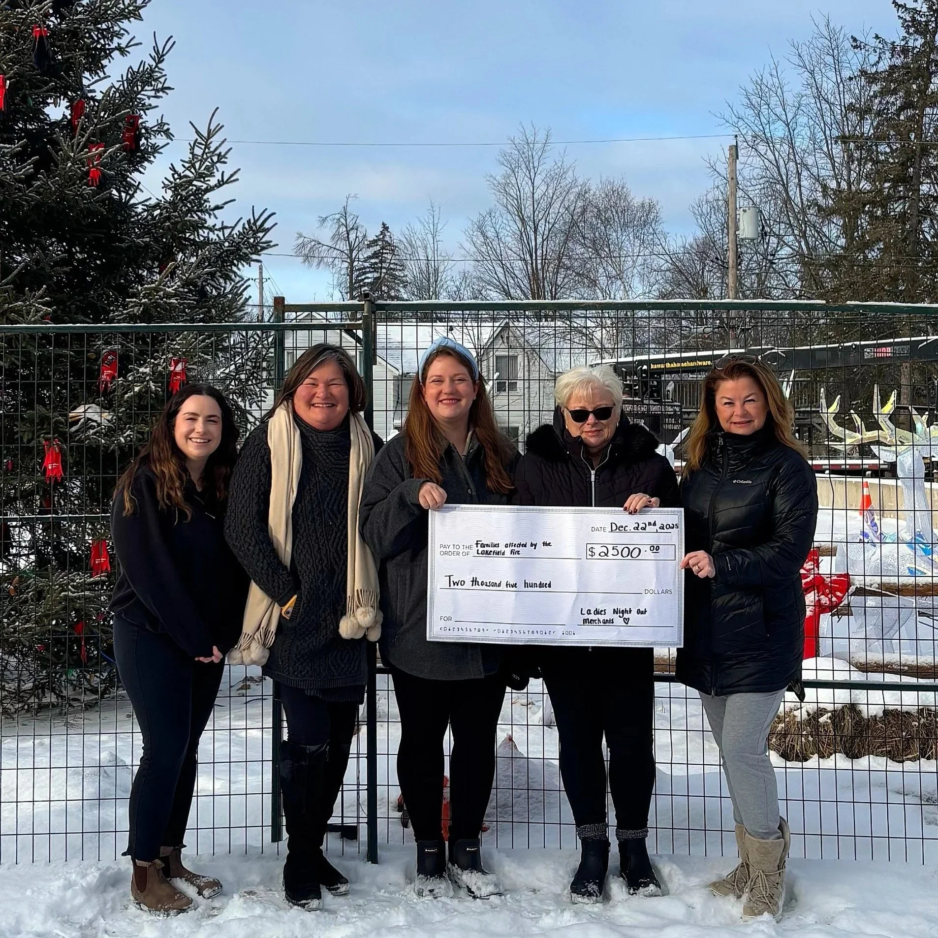 Ladies Night Out raises $2,500 for Lakefield fire victims