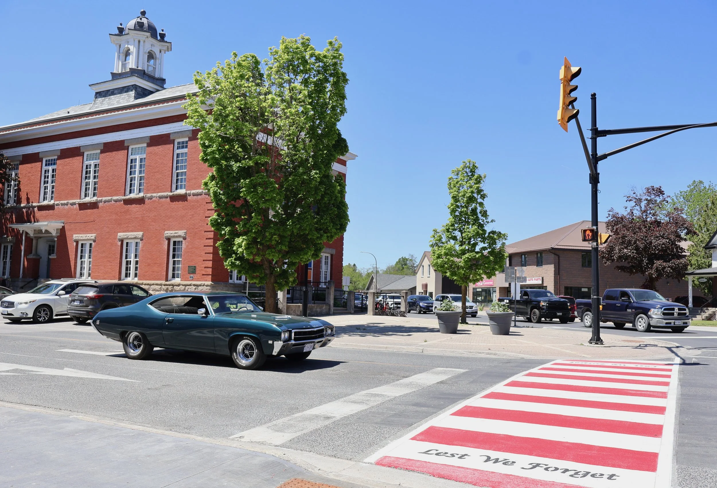 Dedication for Veterans Memorial Crosswalk