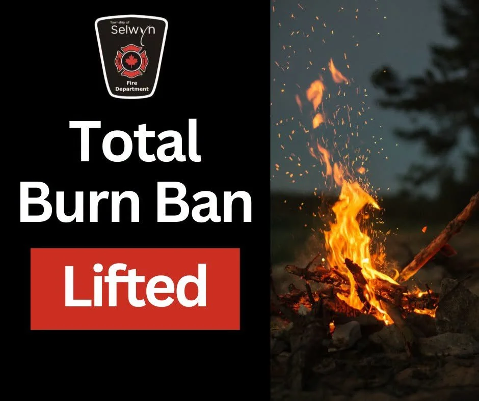 Total burn ban lifted in Selwyn Township