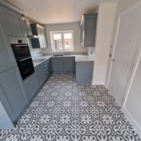 seamless victorian tiles kitchen floor romsey, hallway and wc tiling, tile infinity
