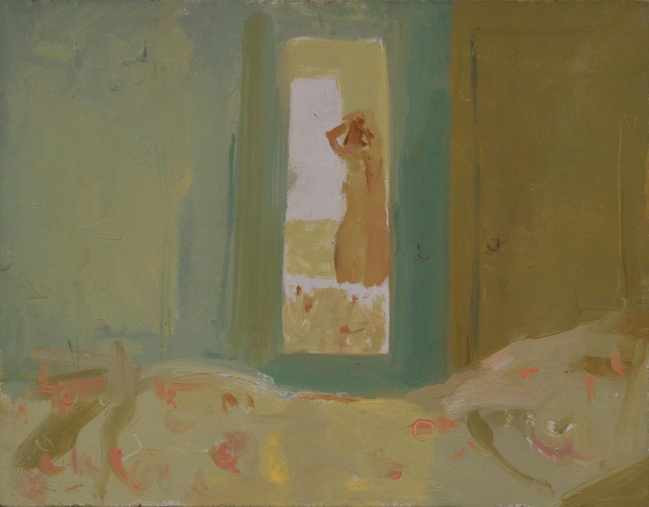 Morning Portals, oil on panel, 7" x 9"