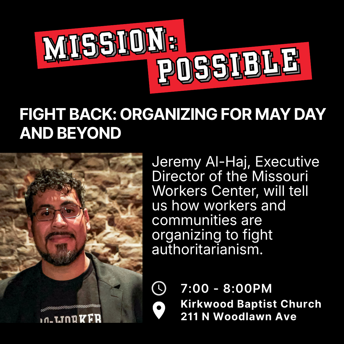 Mission Possible: Monthly Meeting