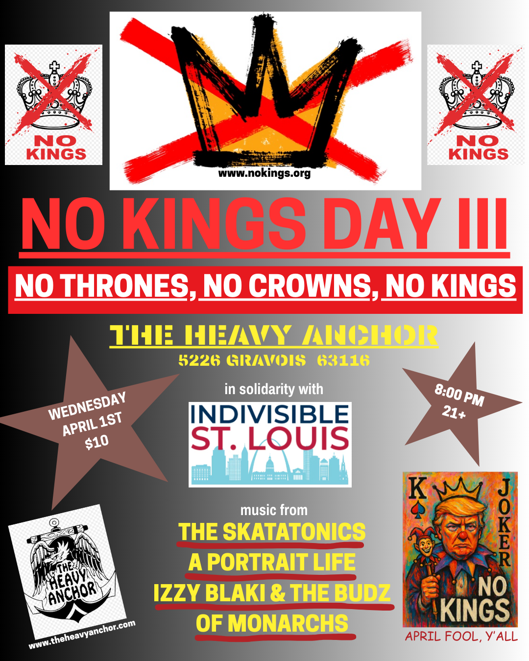 NO KINGS 3 Concert