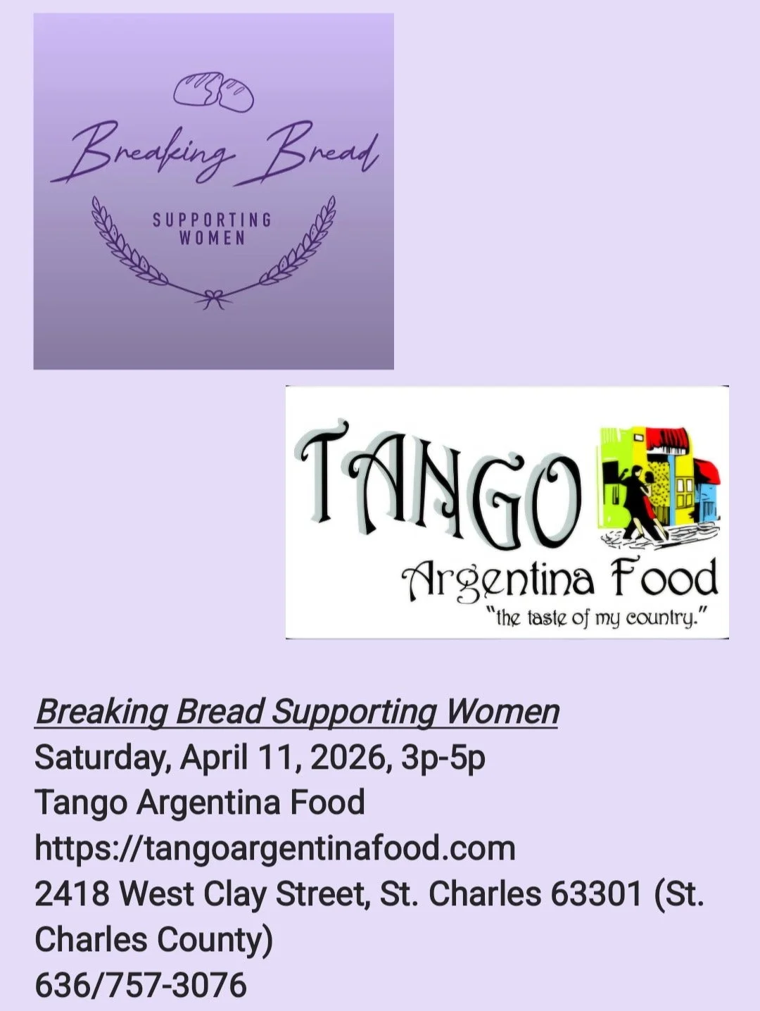 Breaking Bread - Supporting Women