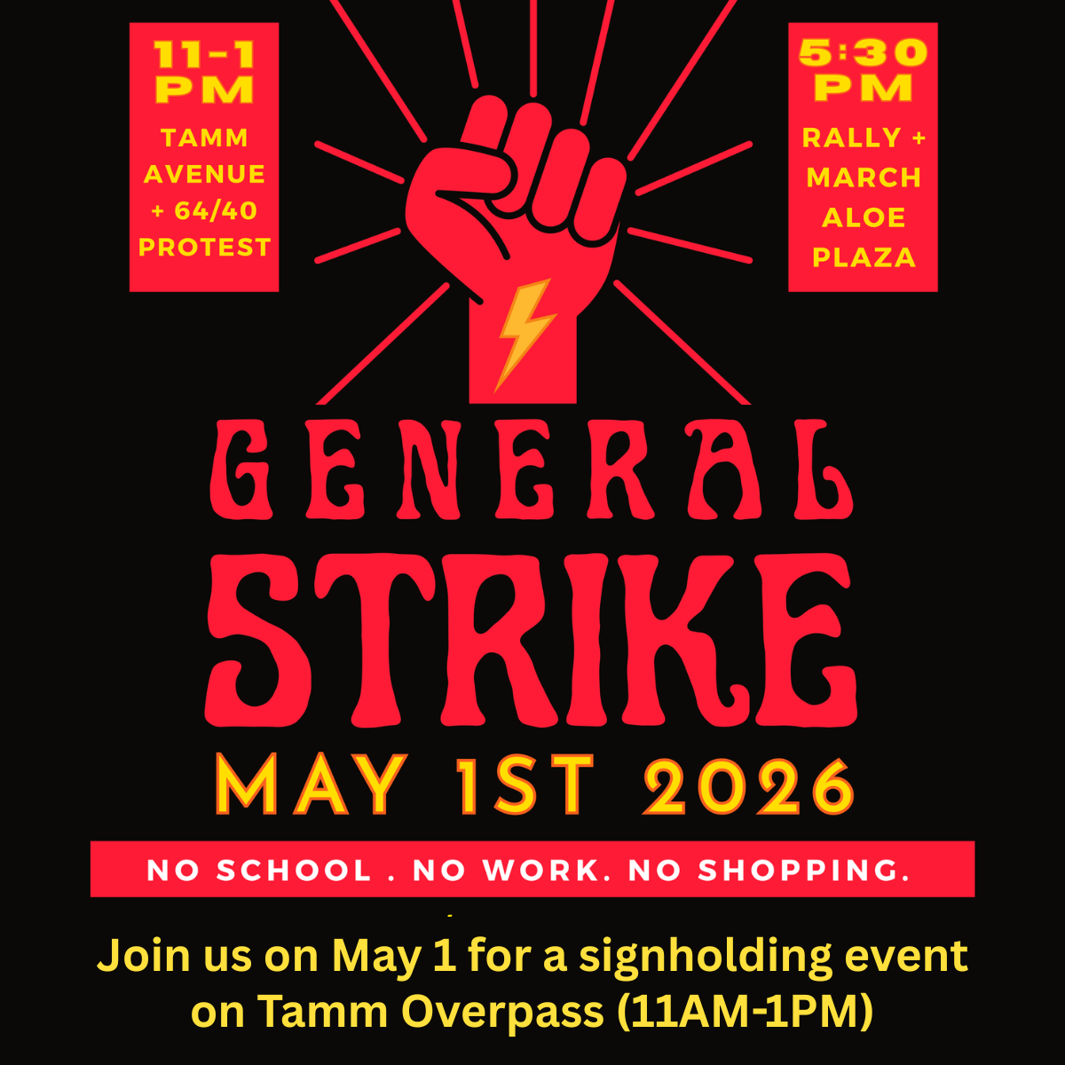 May Day on Tamm Overpass