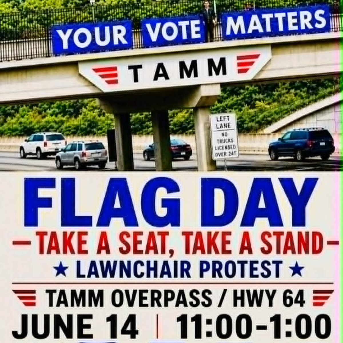 June 14 Protest on Tamm Ave