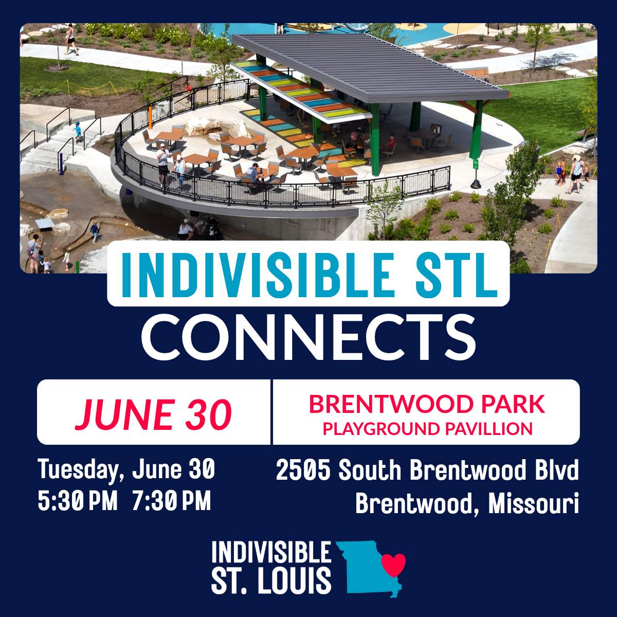 Indivisible STL Connects at Brentwood Park