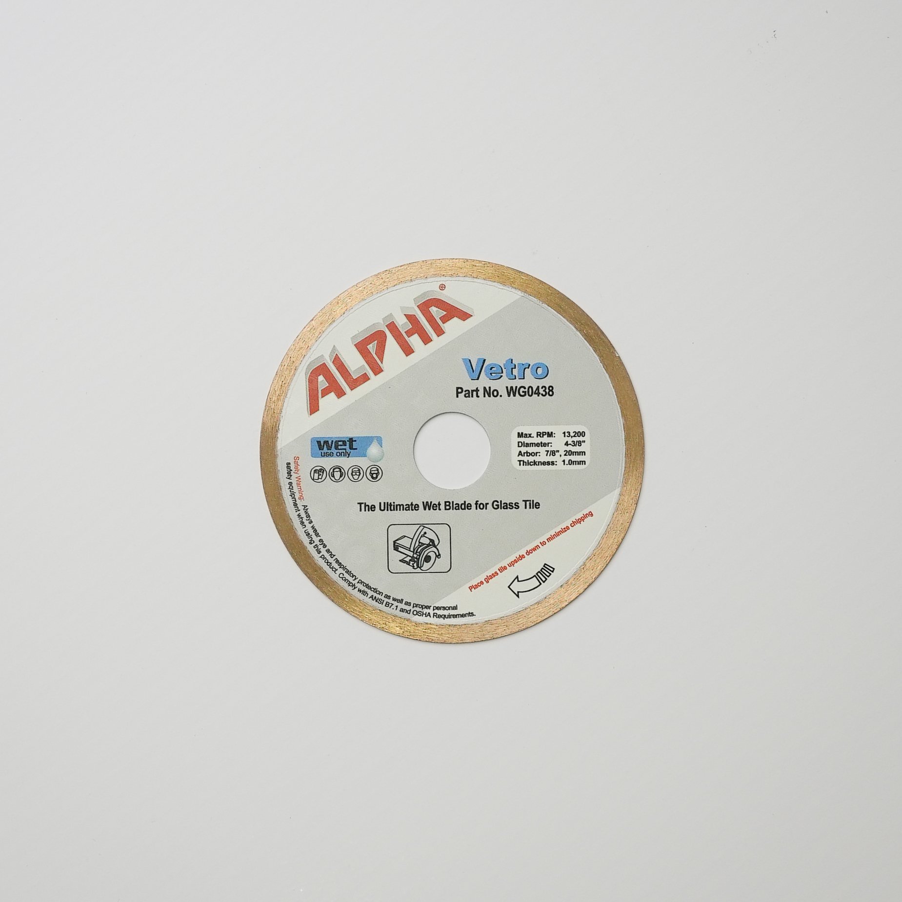 Alpha 4" 3/8 Vetro