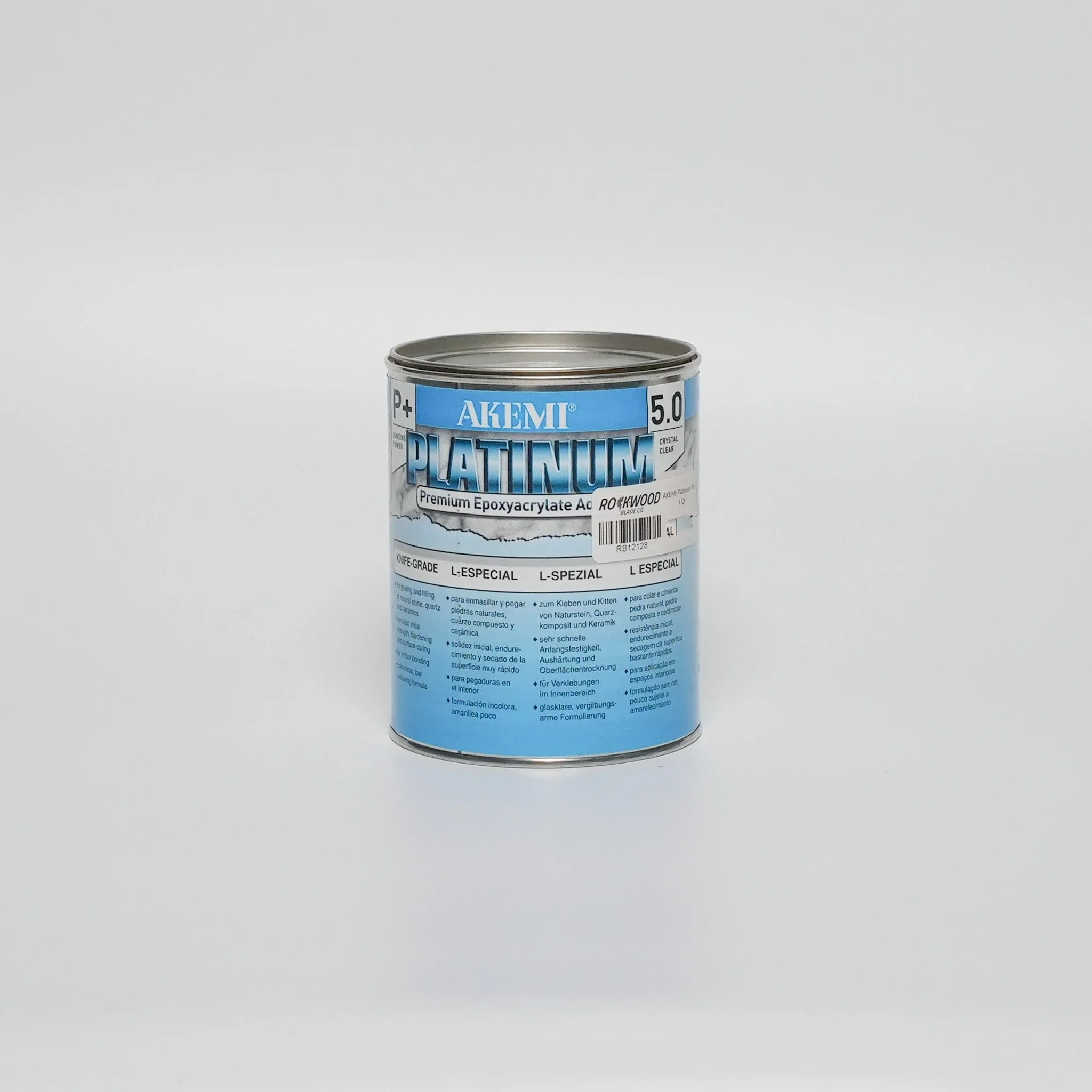 Akemi Platinum 5.0 P+ Epoxy-Acrylate Adhesive Knife Grade, 1 Qt