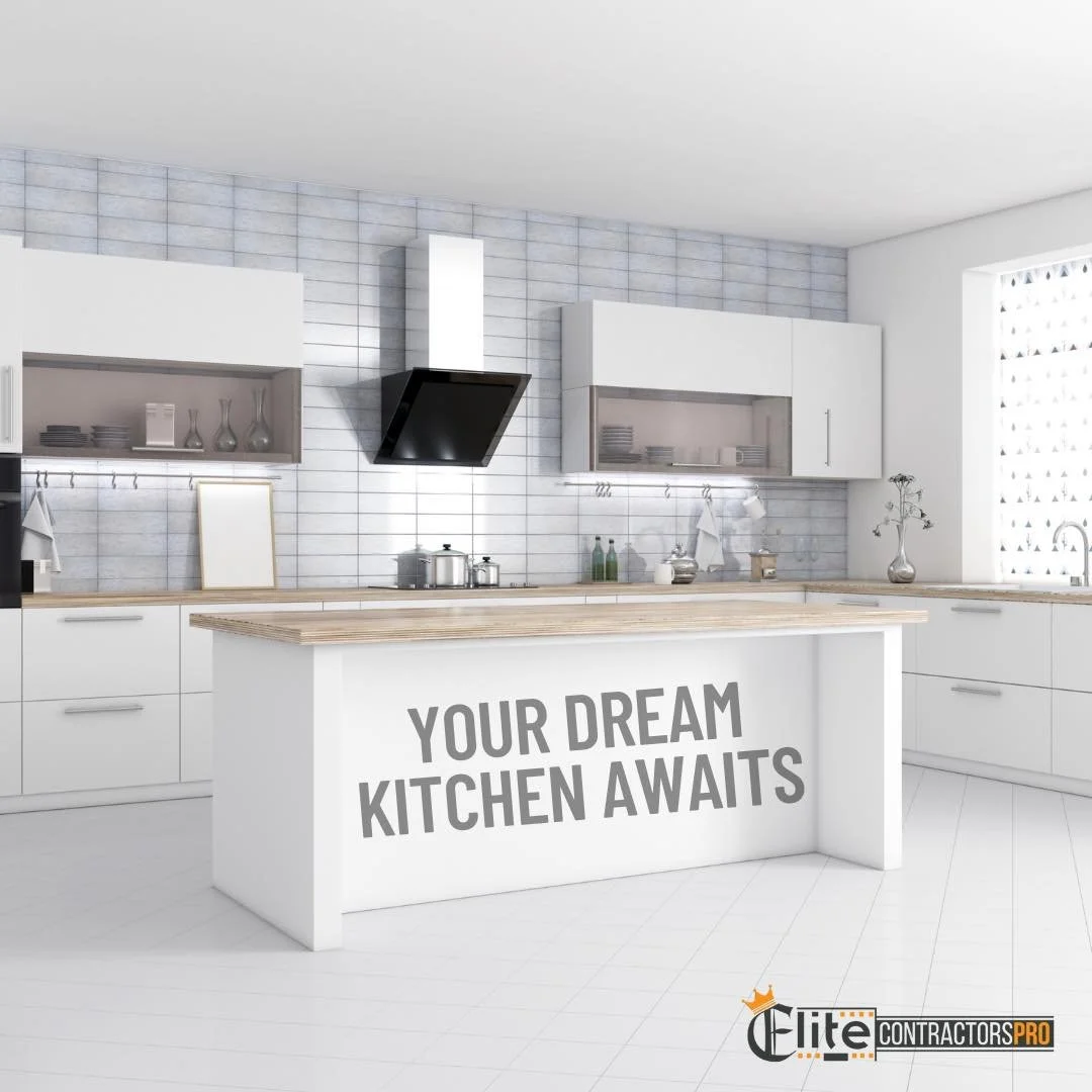 Step into a space where style meets functionality. From custom finishes to smart layout solutions, we create kitchens that elevate your everyday routine. Let&rsquo;s bring your vision to life with precision and craftsmanship.

 #EliteContractors #Kit