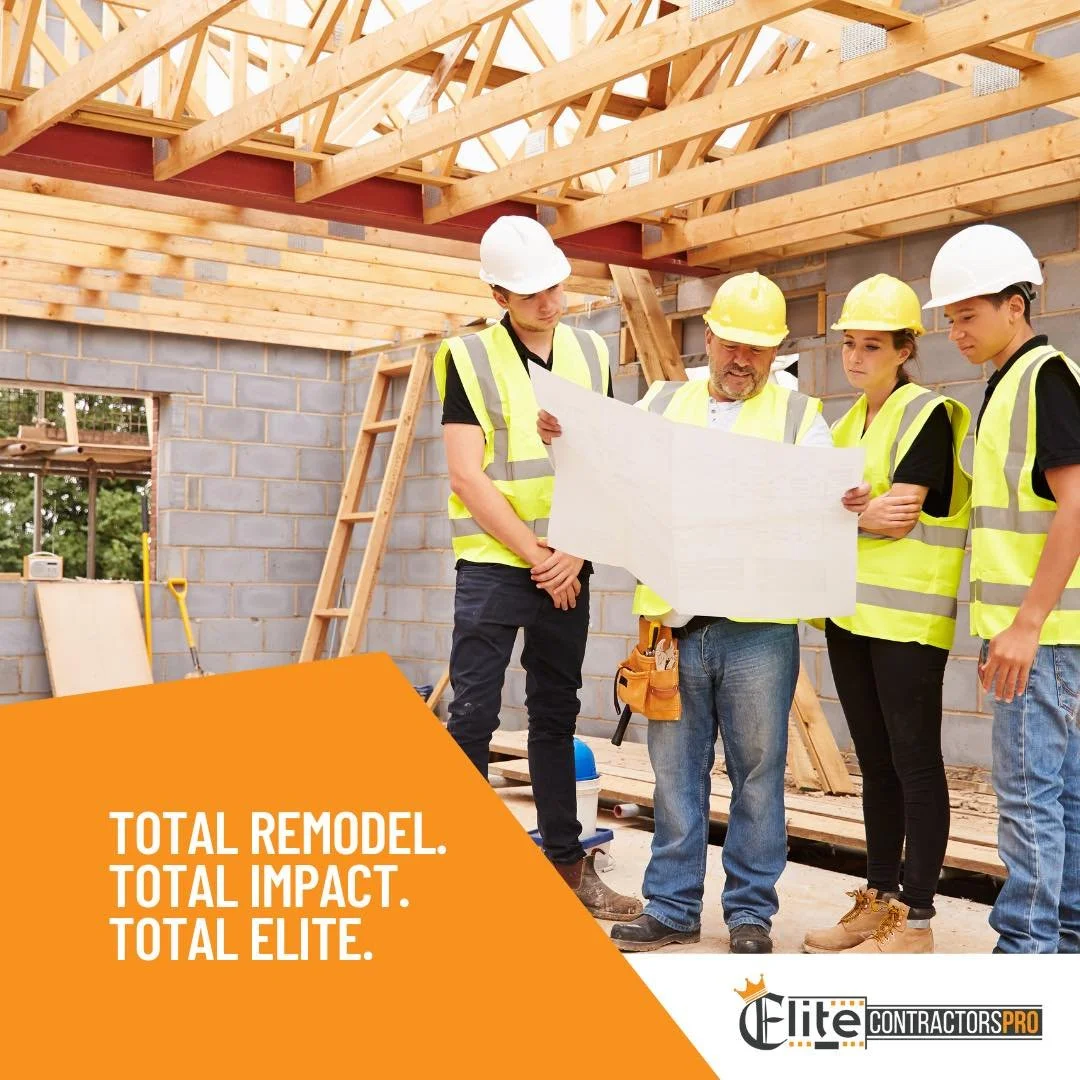 When it comes to transforming spaces, choose the team that delivers precision, quality, and excellence every step of the way. 

Build smarter. Build stronger. Build with Elite Contractors.

 #EliteContractors #QualityConstruction #HomeRemodel #Buildi