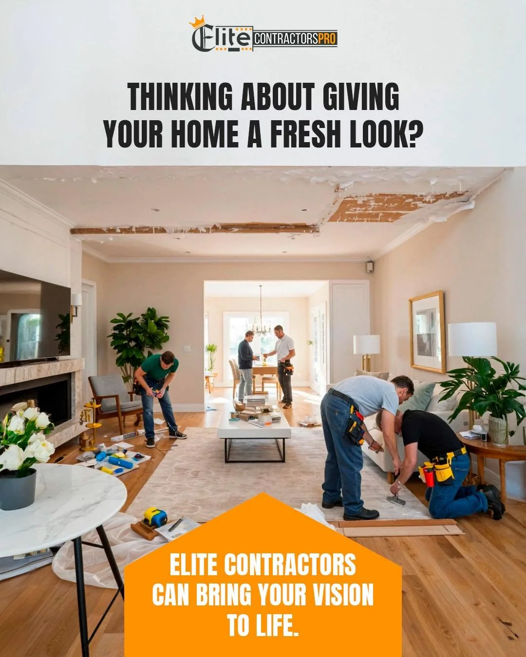 Elite Contractors specializes in residential remodeling in Florida &mdash; with a licensed team, complete planning, and attention to every detail.
📍 Based in South Florida
 📞 Schedule your free consultation: 203 515-8397

#contractors #remodel #hom