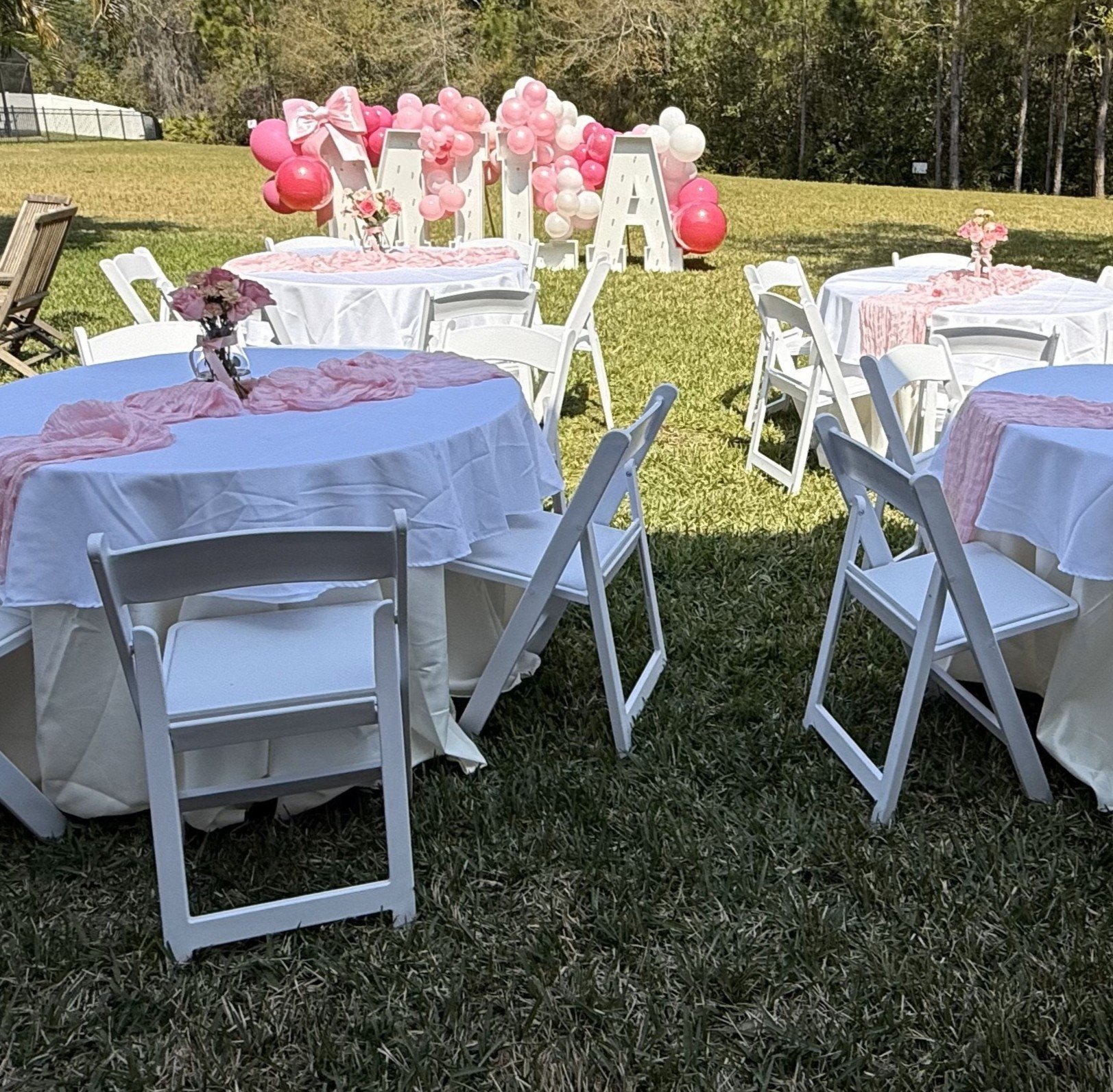 White Garden Chairs