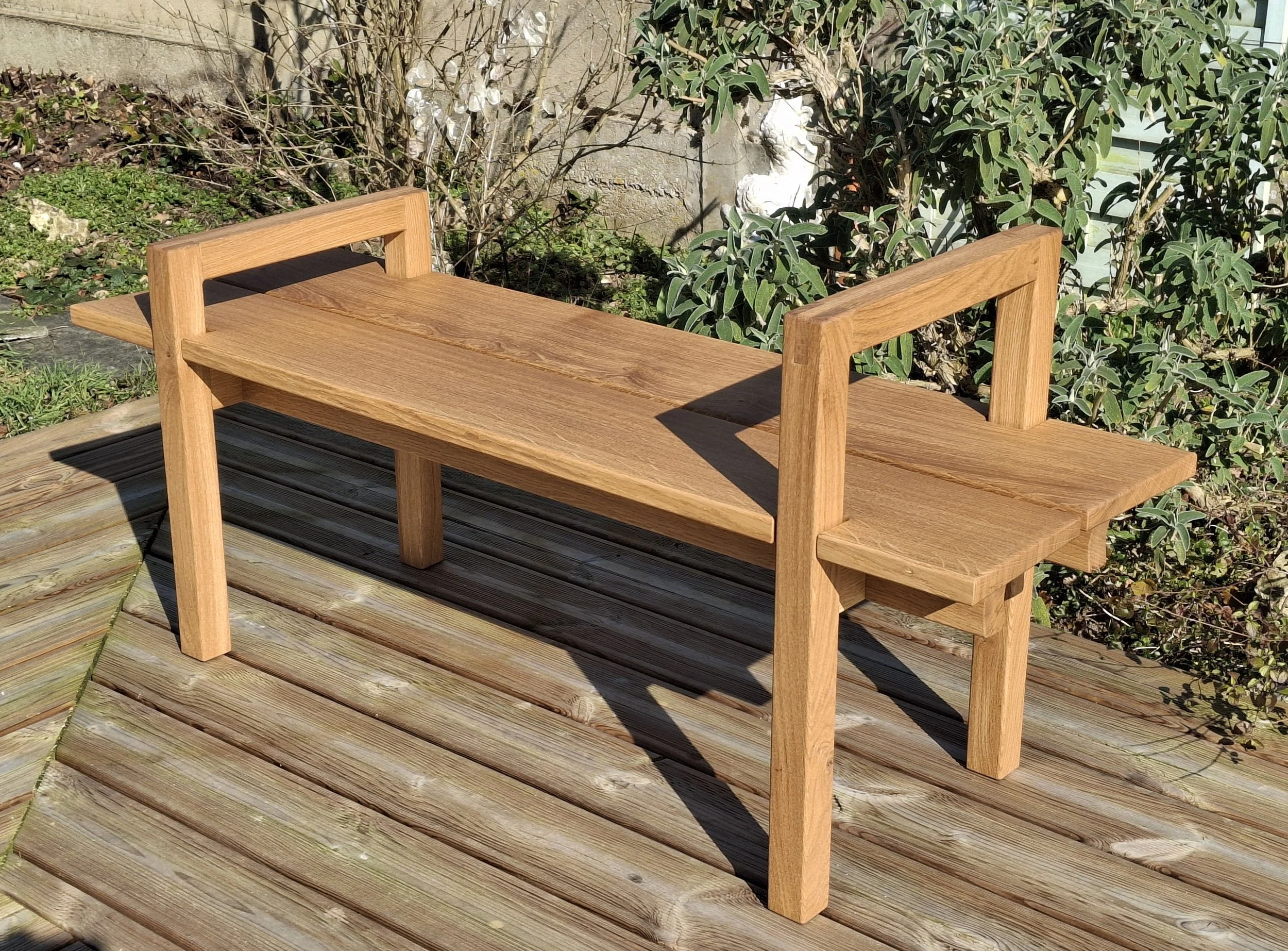 Bancs minimaliste design influence asiatique