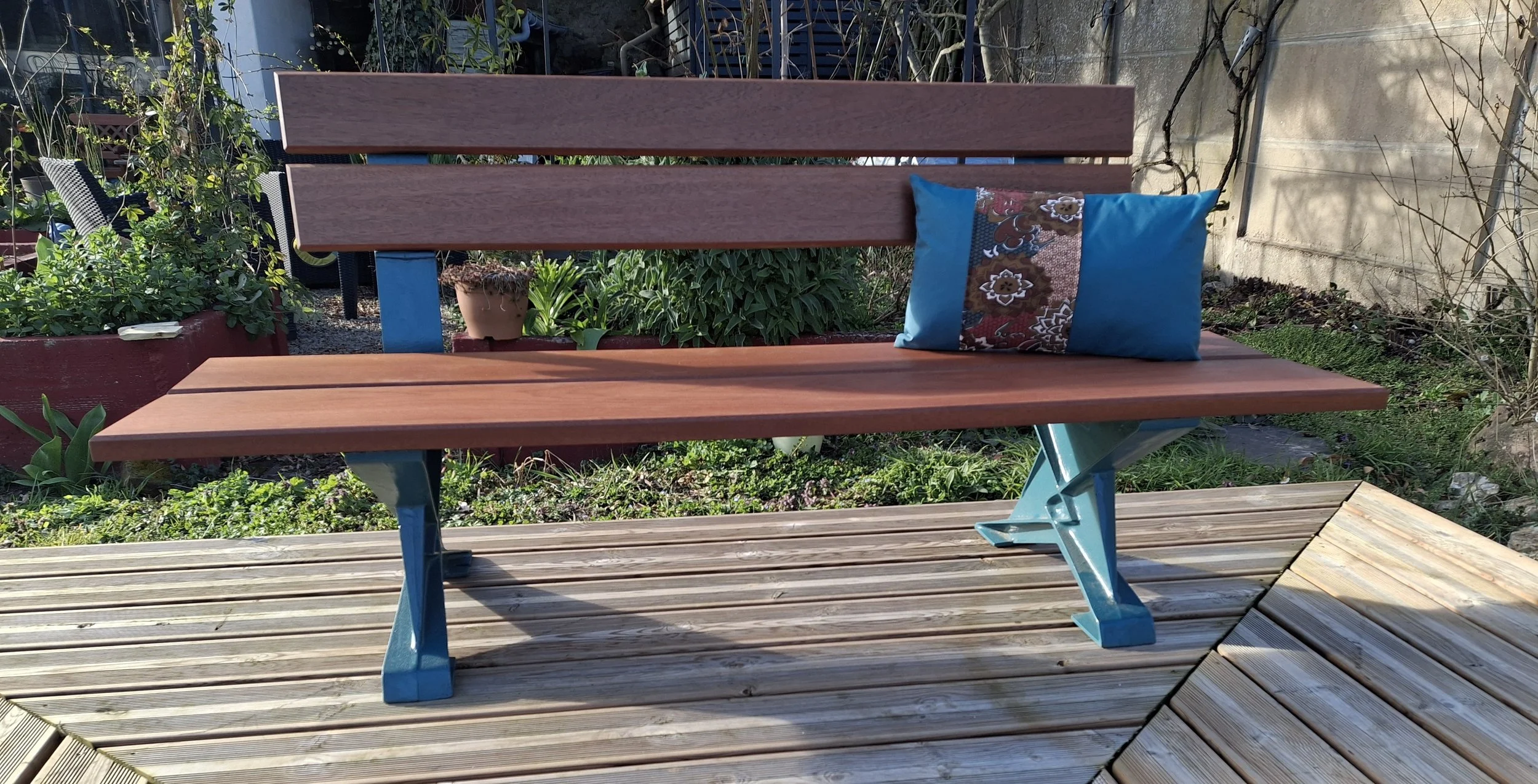 Banc Pieds Fonte Fonderie Wunsch Chatenois