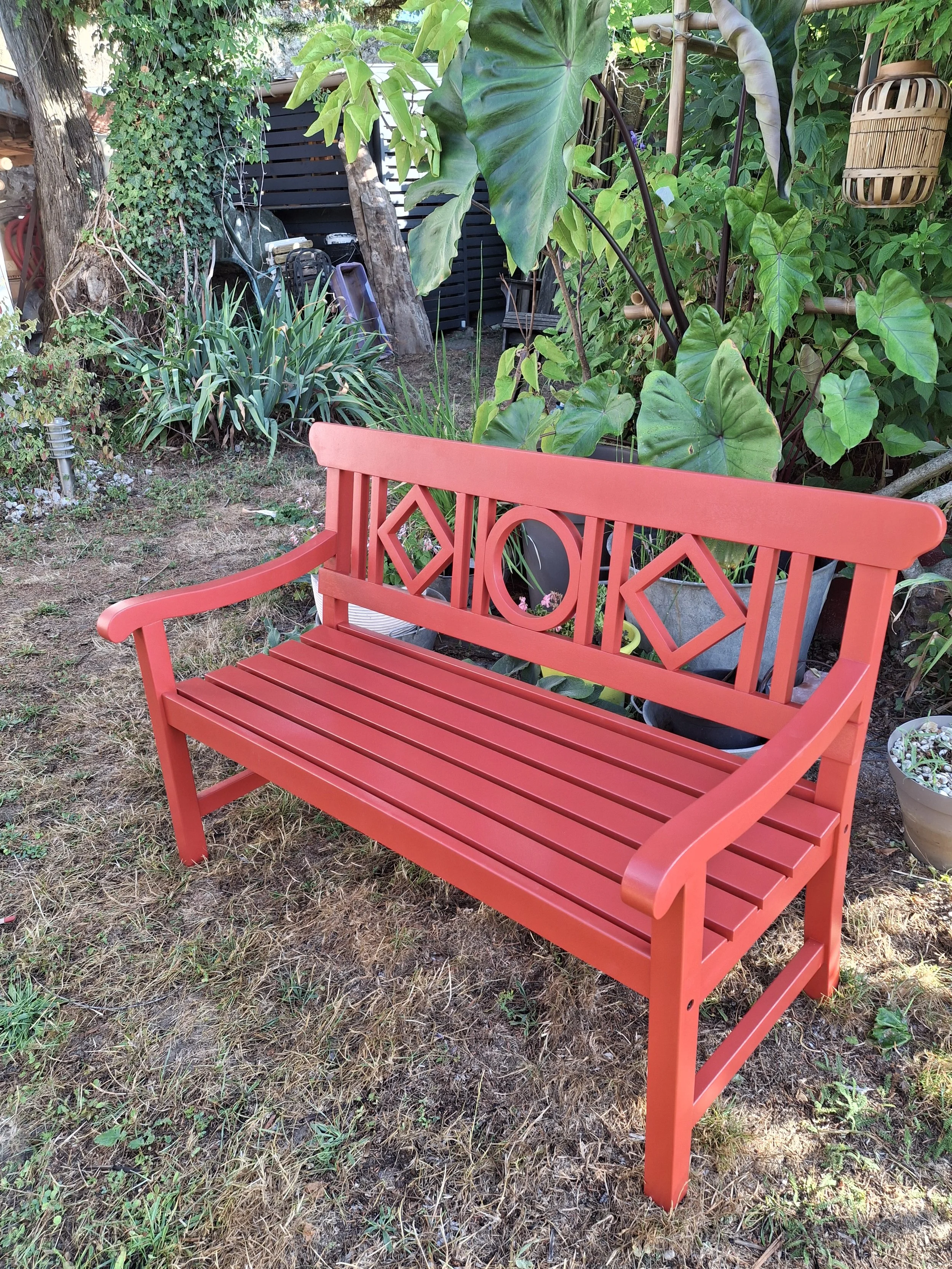 banc bois exotiue peint.jpg