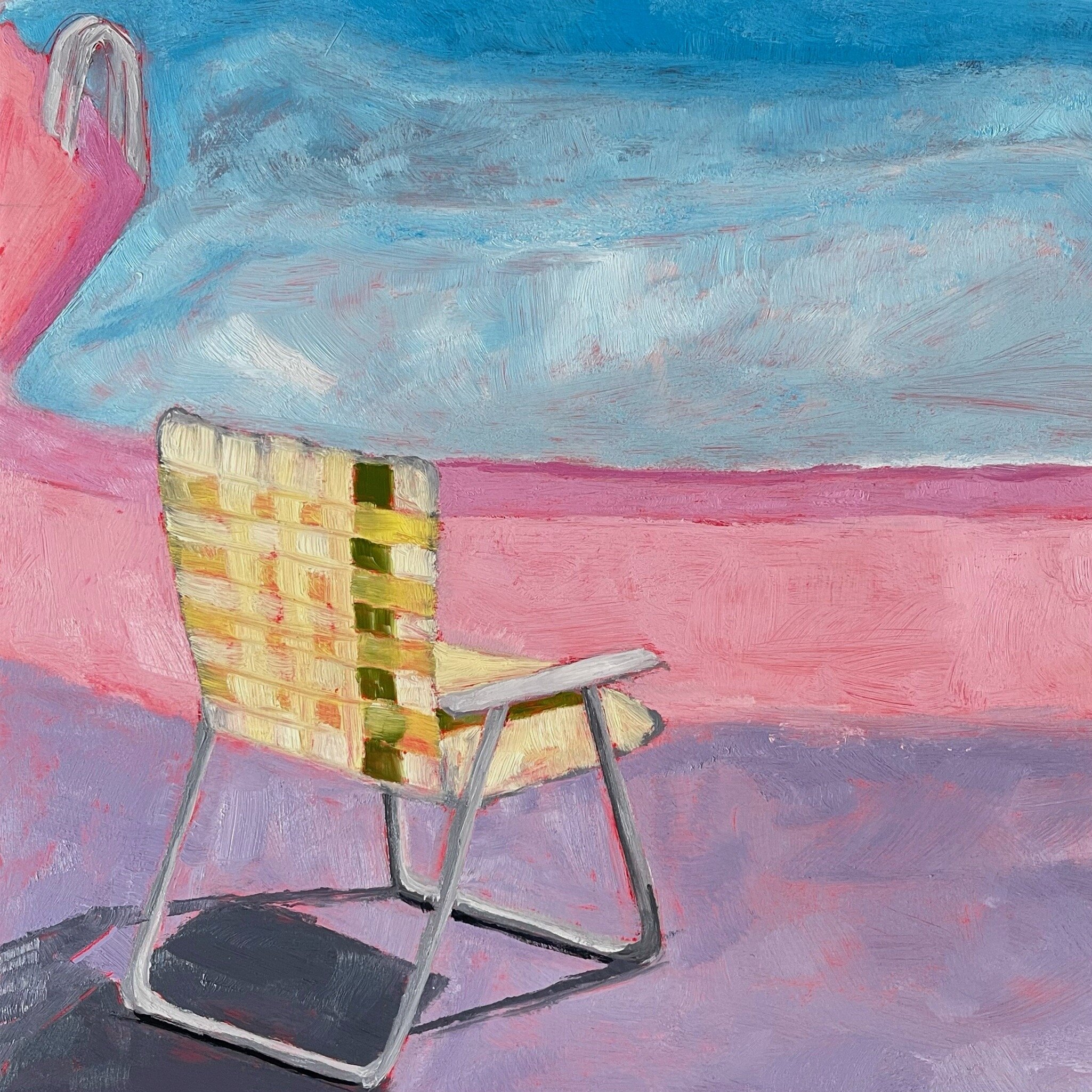 Sunny Days Ahead #3
12 x 12 oil on panel
white floater frame
2021