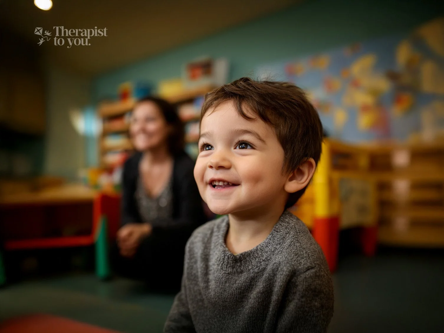 Happy child receiving ABA therapy support in Melbourne and Viera Florida