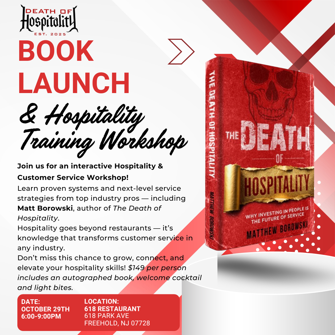 Book Launch & Hospitality Training Workshop
