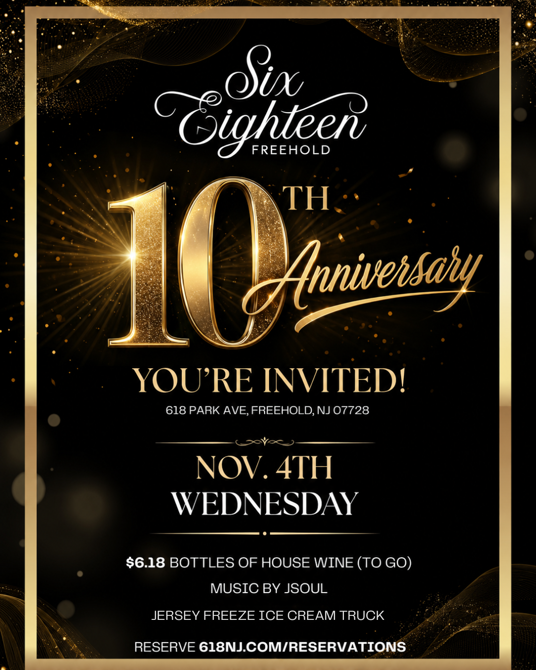 Six Eighteen’s 10th Anniversary
