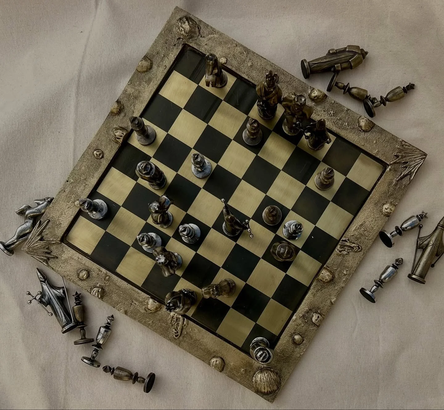 checkmate! ♟️

This chess set has been cooking for almost a year now (!!) and honestly, what a journey it&rsquo;s been. We had no idea what we were signing up for. From switching materials and methods, to rethinking budgets, to figuring out where and