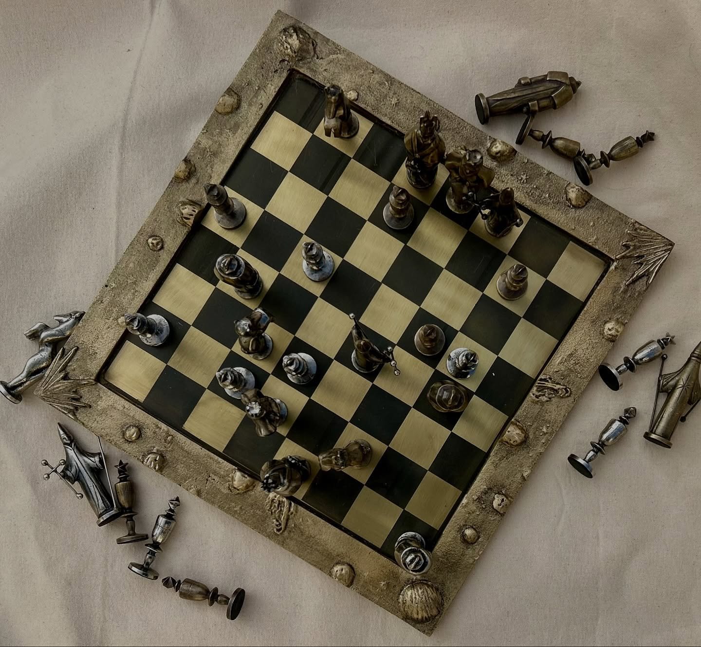 checkmate! ♟️

This chess set has been cooking for almost a year now (!!) and honestly, what a journey it&rsquo;s been. We had no idea what we were signing up for. From switching materials and methods, to rethinking budgets, to figuring out where and