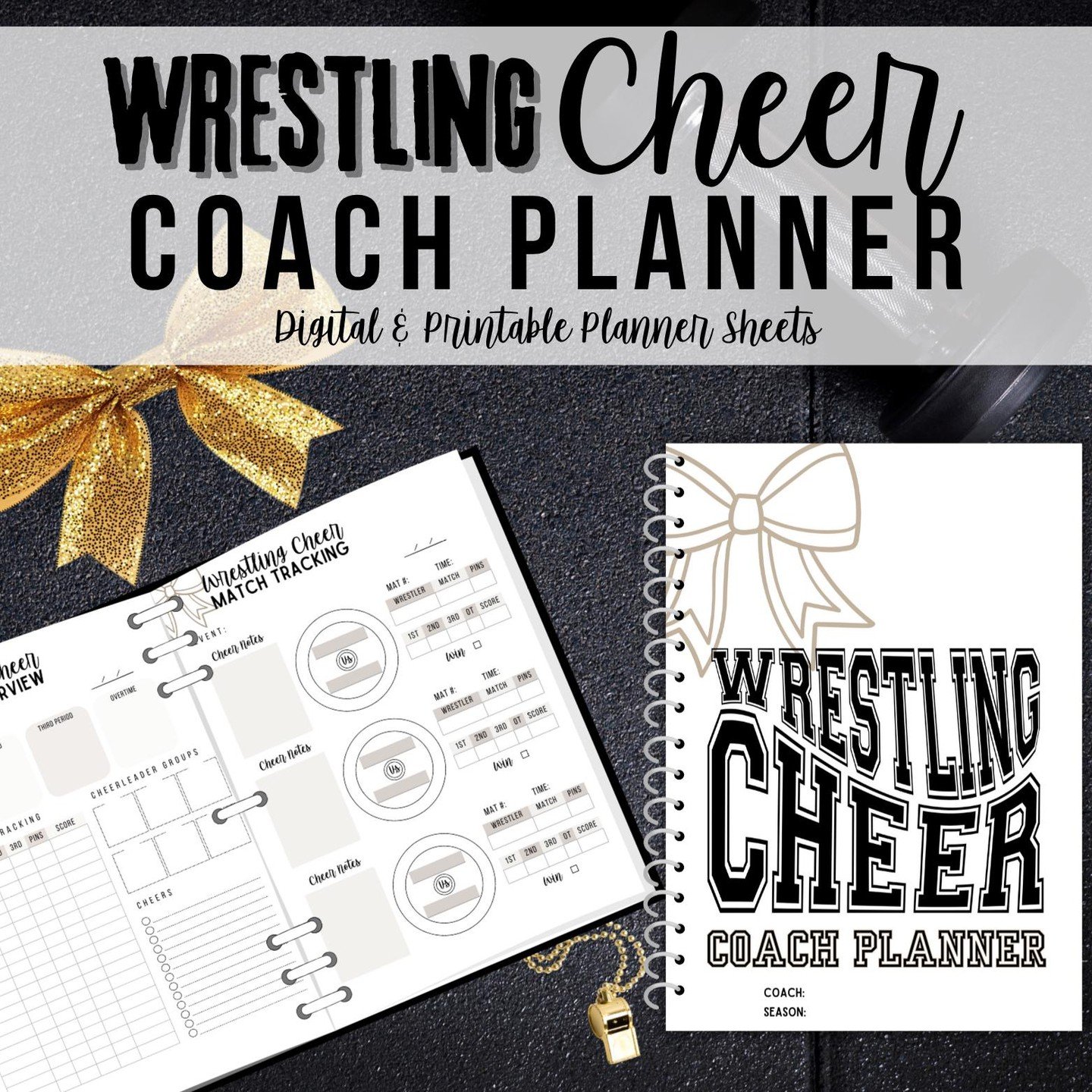 Unbelievable offer! Wrestling Cheer Coach Planner | Printable Cheerleading Binder, Digital Coach Book (PDF), at an incredible price of $14.99 Don't miss out on this sensational deal!
#PrintablePlanner #CheerCoachPlanner #CheerCoachSvg #GoodnotesPlann