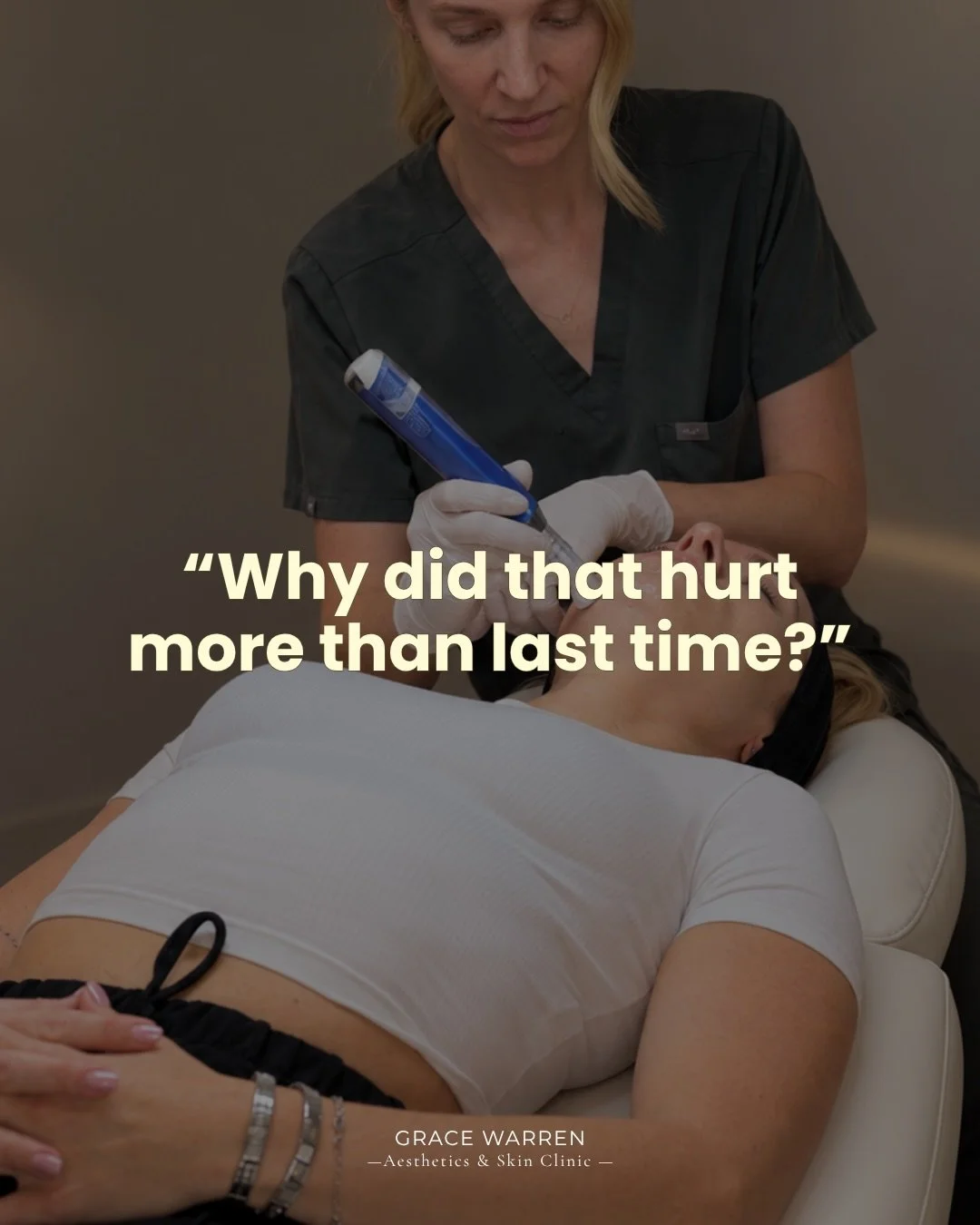 Ever had a treatment and thought, &ldquo;I swear that didn&rsquo;t hurt this much last time&rdquo;? 👀

Your cycle could be part of the picture.

Hormonal fluctuations may influence how you experience pain, while cramps, poor sleep and feeling more a