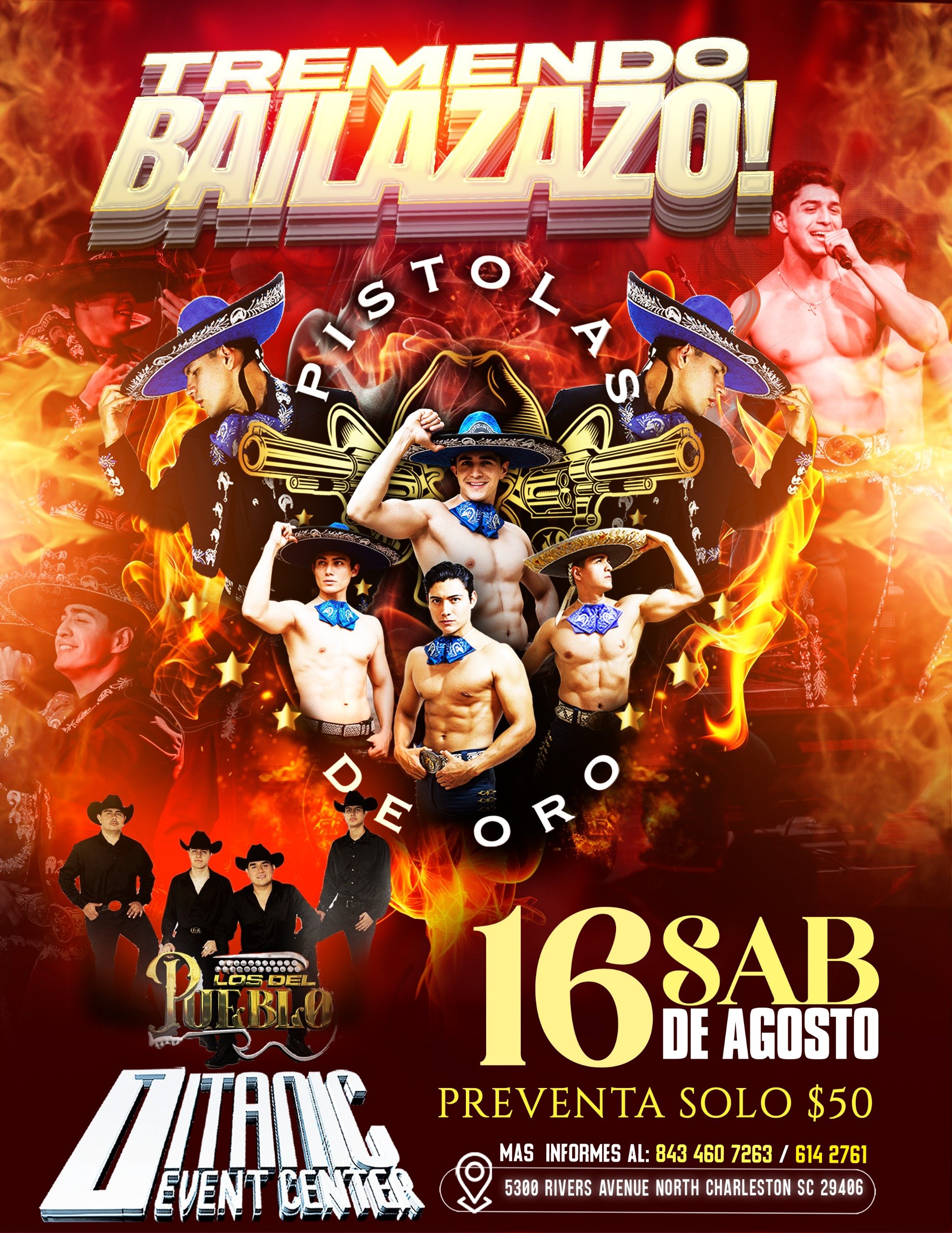 Sabado 16 Agosto - TITANIC EVENT CENTER