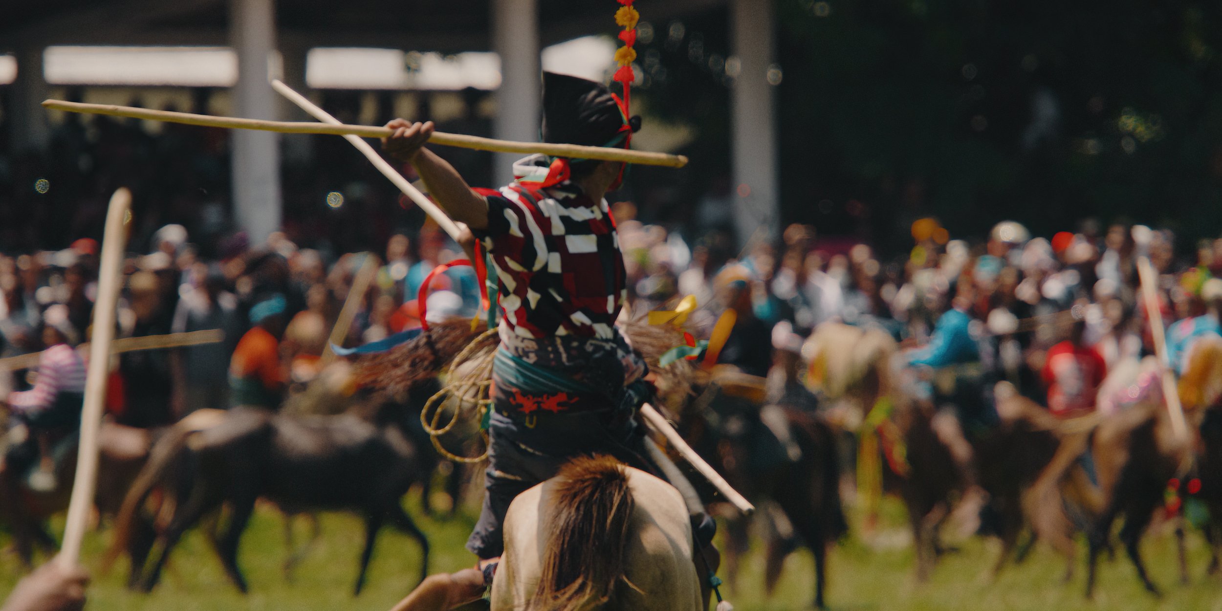 Pasola warriors, Indonesia