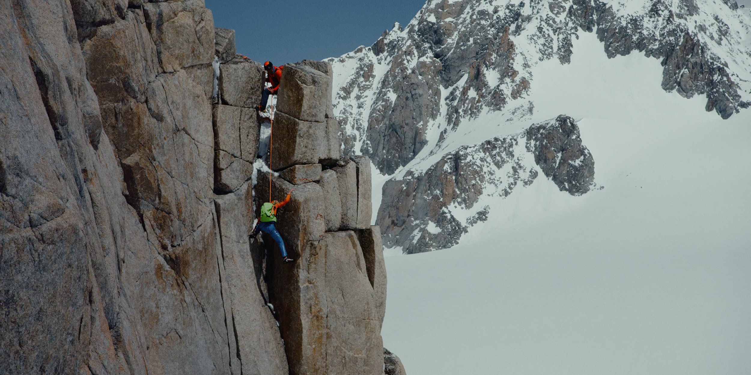 Alpine climbers, France