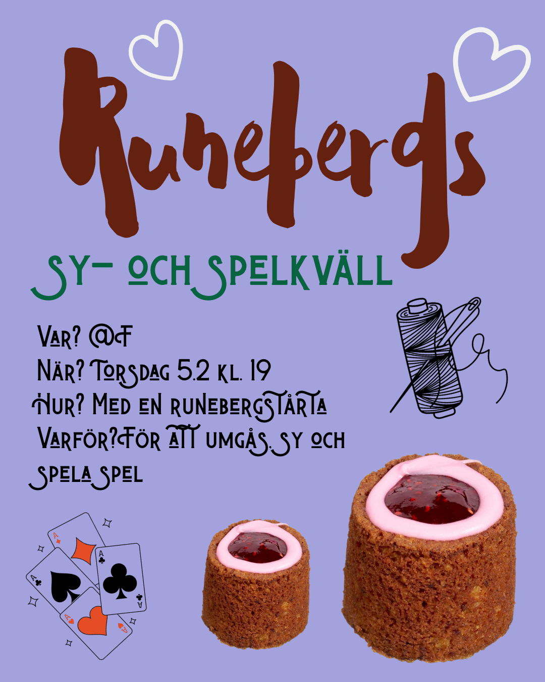Sy + spelkväll i Runebergs anda