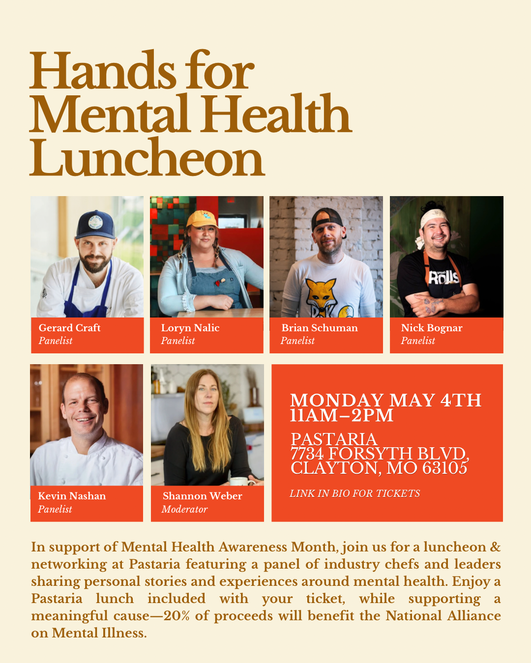 Niche Food Group, restaurant leaders, mental health awareness month
