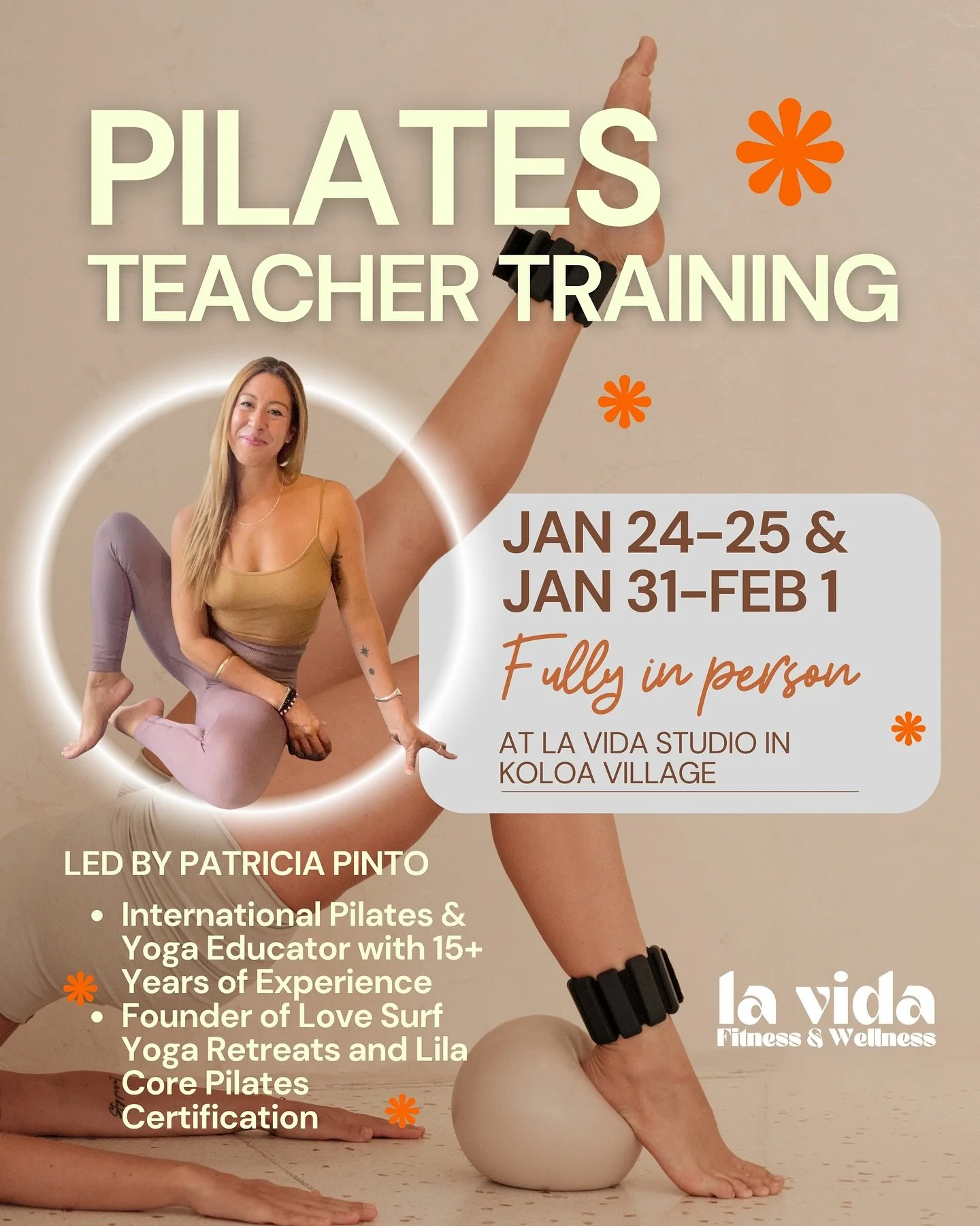 Pilates lovers &mdash; this one&rsquo;s for you 💗

This January, La Vida Studio is hosting a Mat Pilates Teacher Training led by @thenycyogini &mdash; a rare opportunity to learn, grow, and connect through the foundations of movement, alignment, and