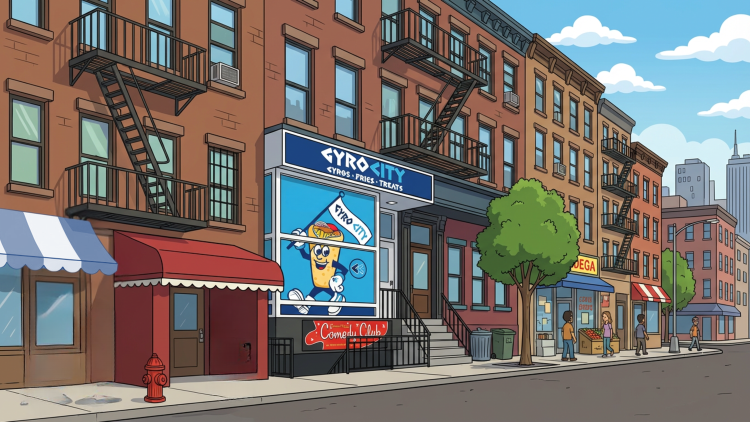 Gyros Building Gyro City | Authentic Greek Gyros in NYC