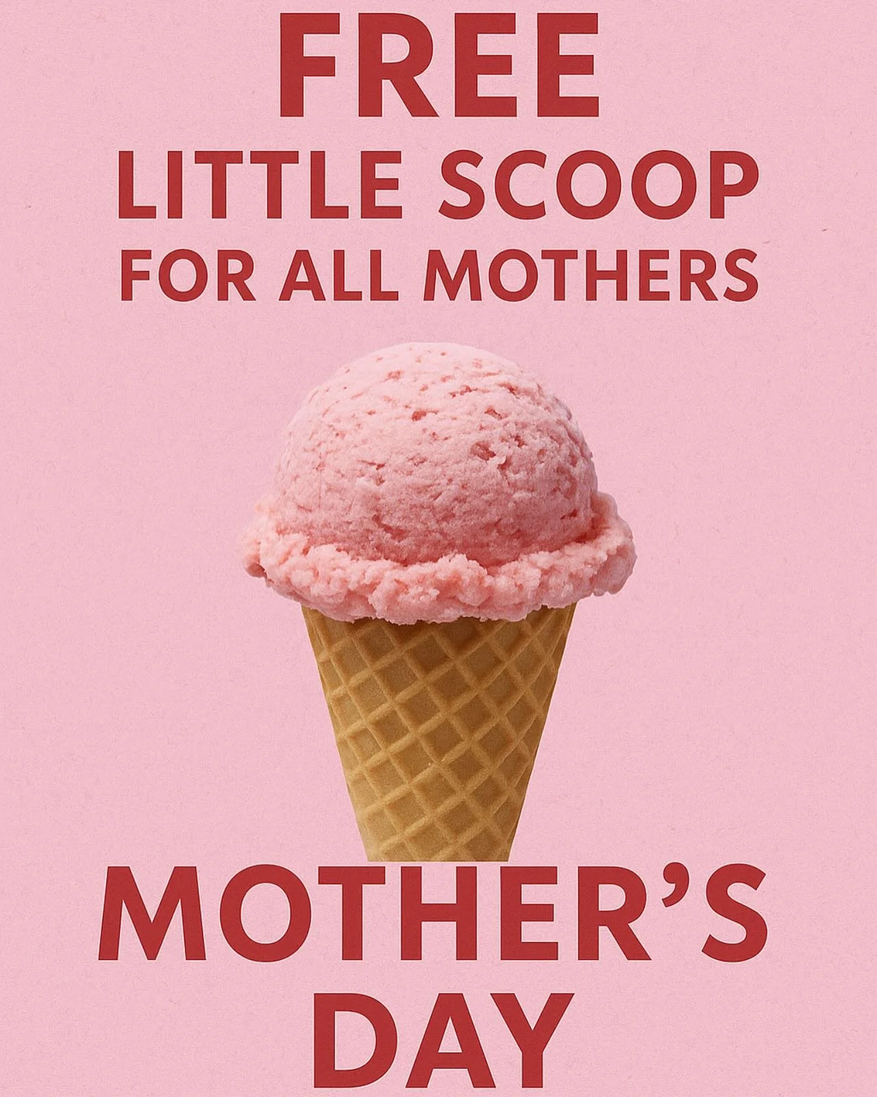 A Scoop for Mom🍦🍨🩷
To all the amazing moms😍 Enjoy a free little scoop this Sunday, 5/11, for Mother&rsquo;s Day. You deserve it! ❤️🩷💙💕

#dantesseriousicecream #denvericecream #westminstericecream #arvadaicecream #westminstercolorado #icecream 