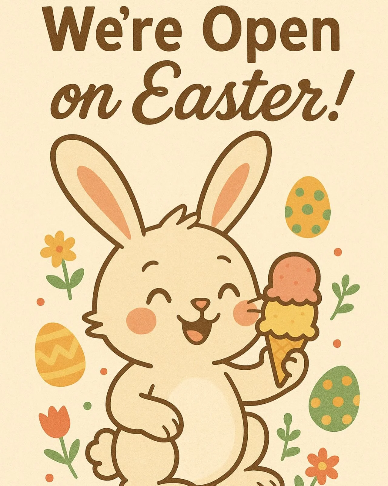 We&rsquo;re open on Easter!!! ❤️❤️❤️