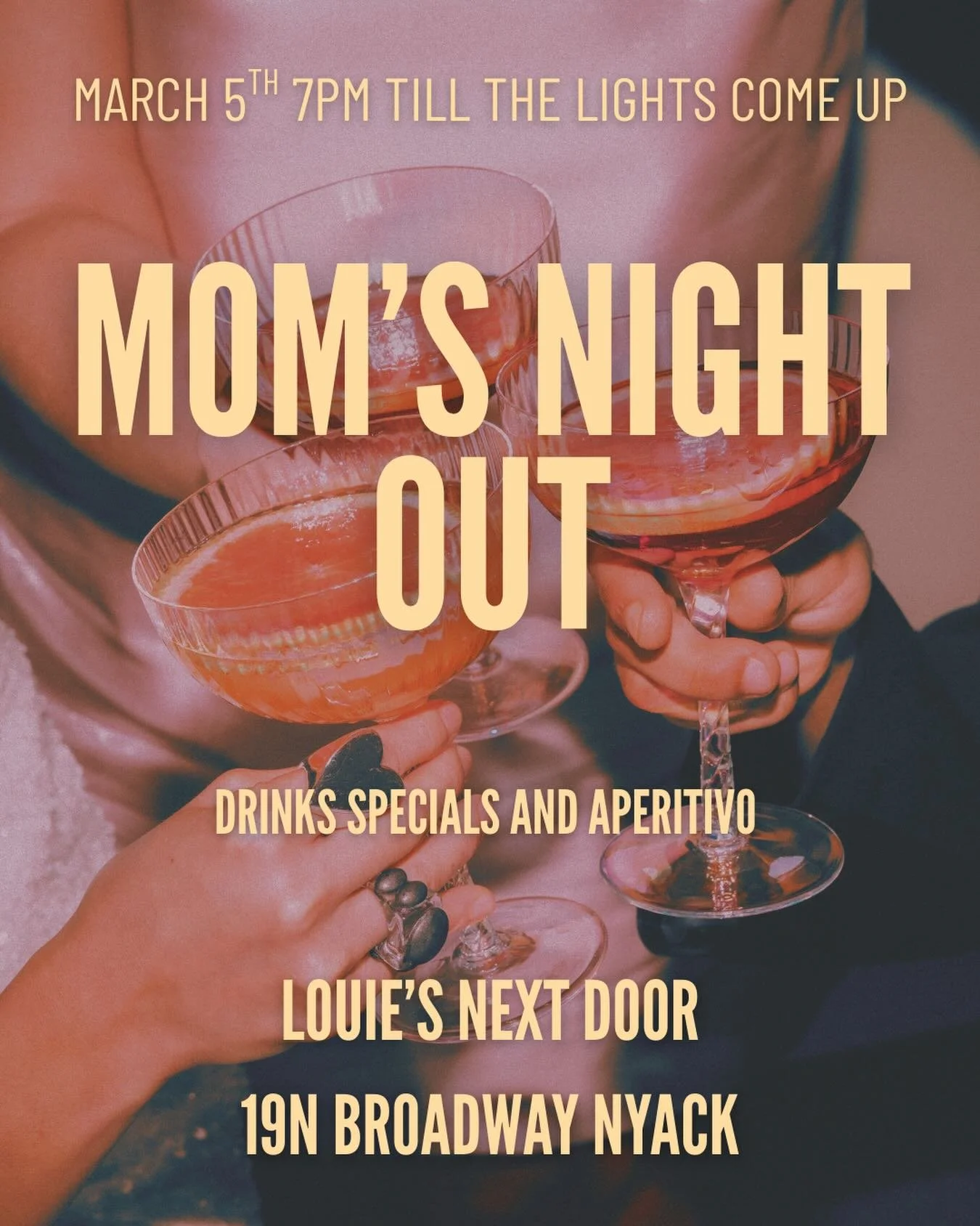 Rent and mortgages about to be due, snow storms and spring seems so far away. That&rsquo;s why we do it! See you on Thursday March 5th for a good time. 
.
.
.
#momsnightout #momssupportingmoms