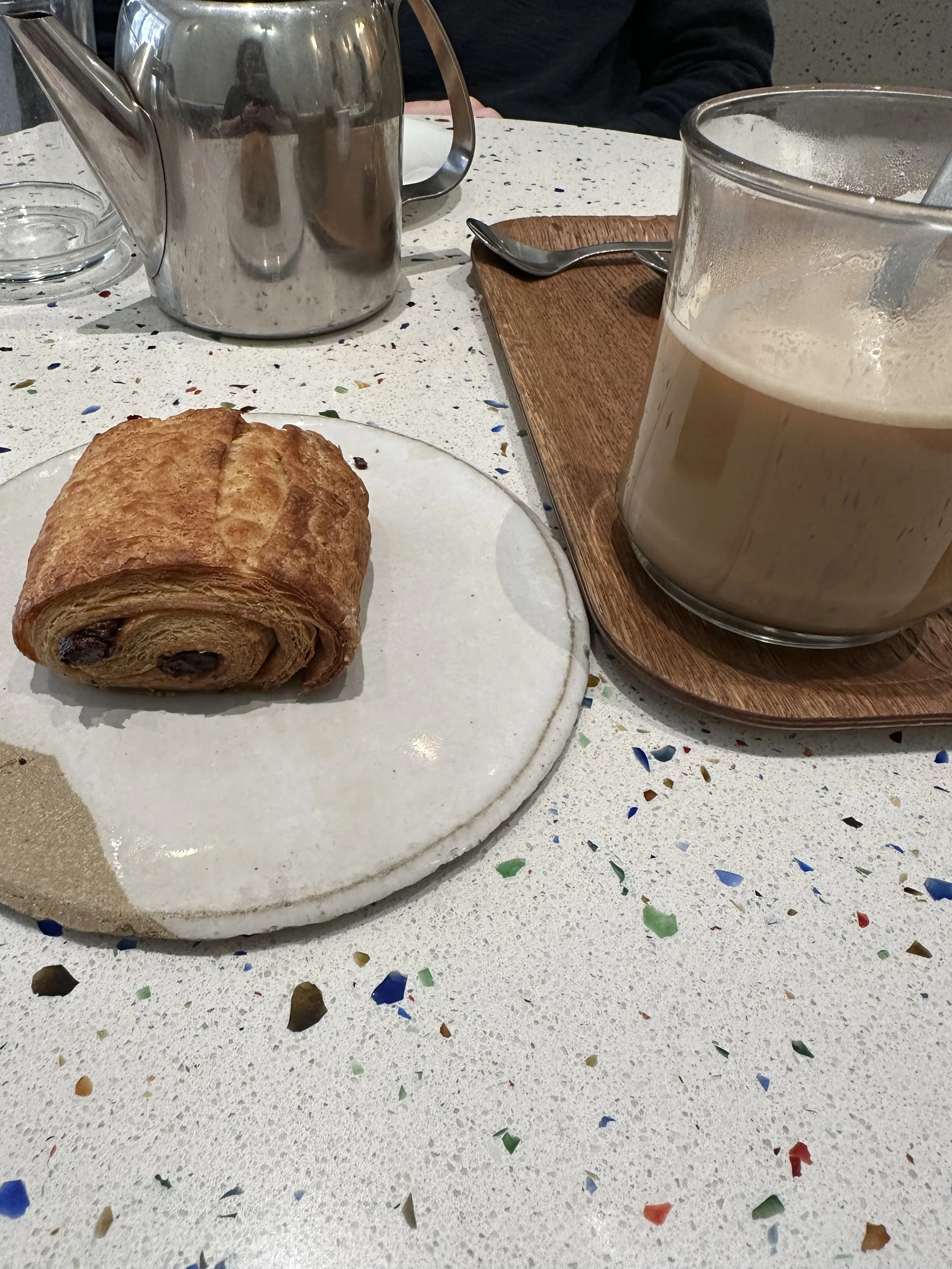 Pain au chocolate at NoClu