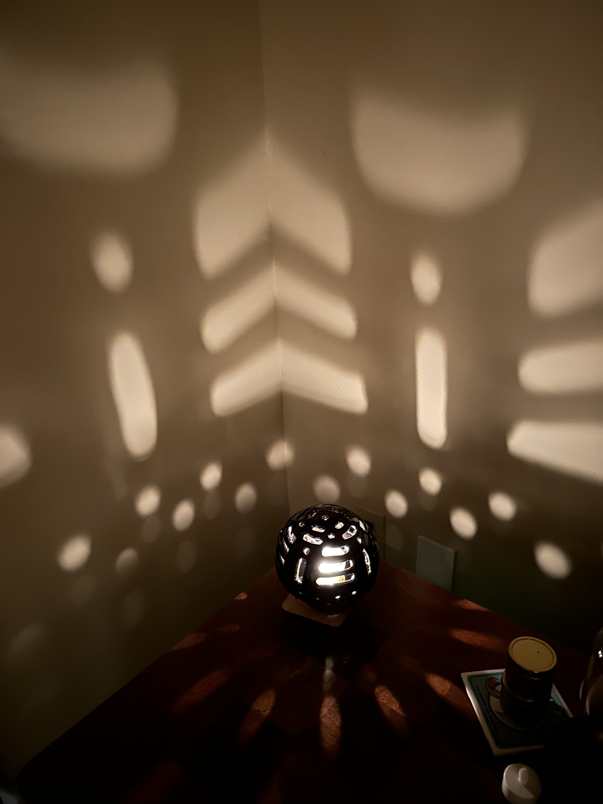 Light cast my lantern