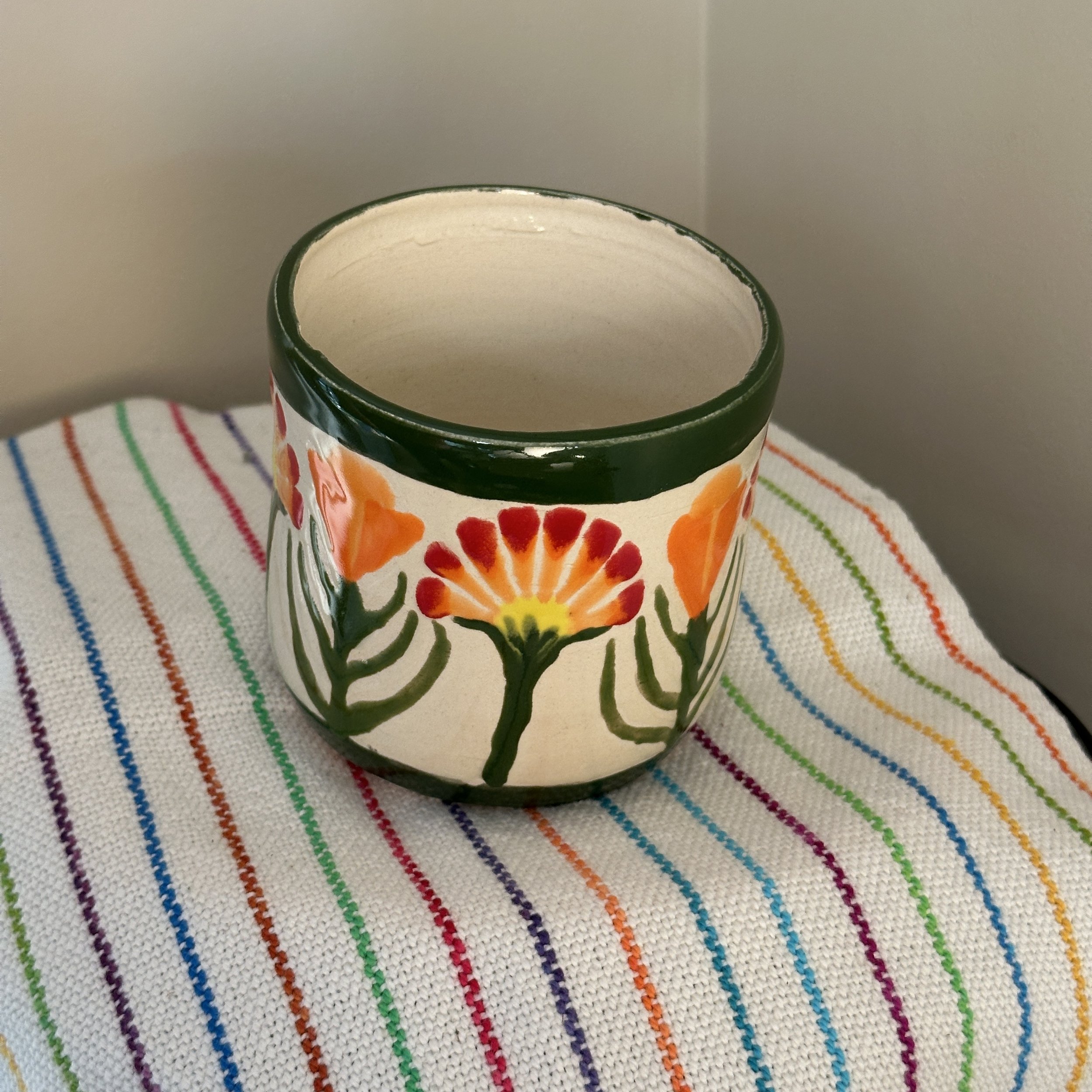 Art deco flower jar