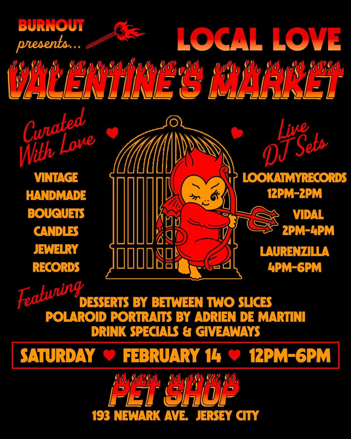 Looking forward to another market @petshopjc courtesy of @burnoutpresents and @blackrosevtg ! I&rsquo;ll be slinging bouquets, candles, and the build-your-own bar to help you show yourself or someone you love a bit of beautiful bloomery!!! See you on