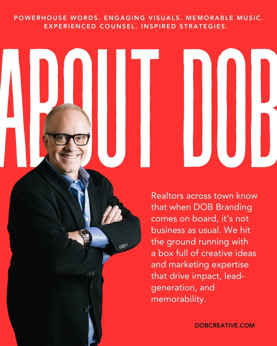 ABOUT DOB
Realtors across town know that when DOB Branding comes on board, it&rsquo;s not business as usual. We hit the ground running with a box full of creative ideas and marketing expertise that drive impact, lead-generation, and memorability.

#d