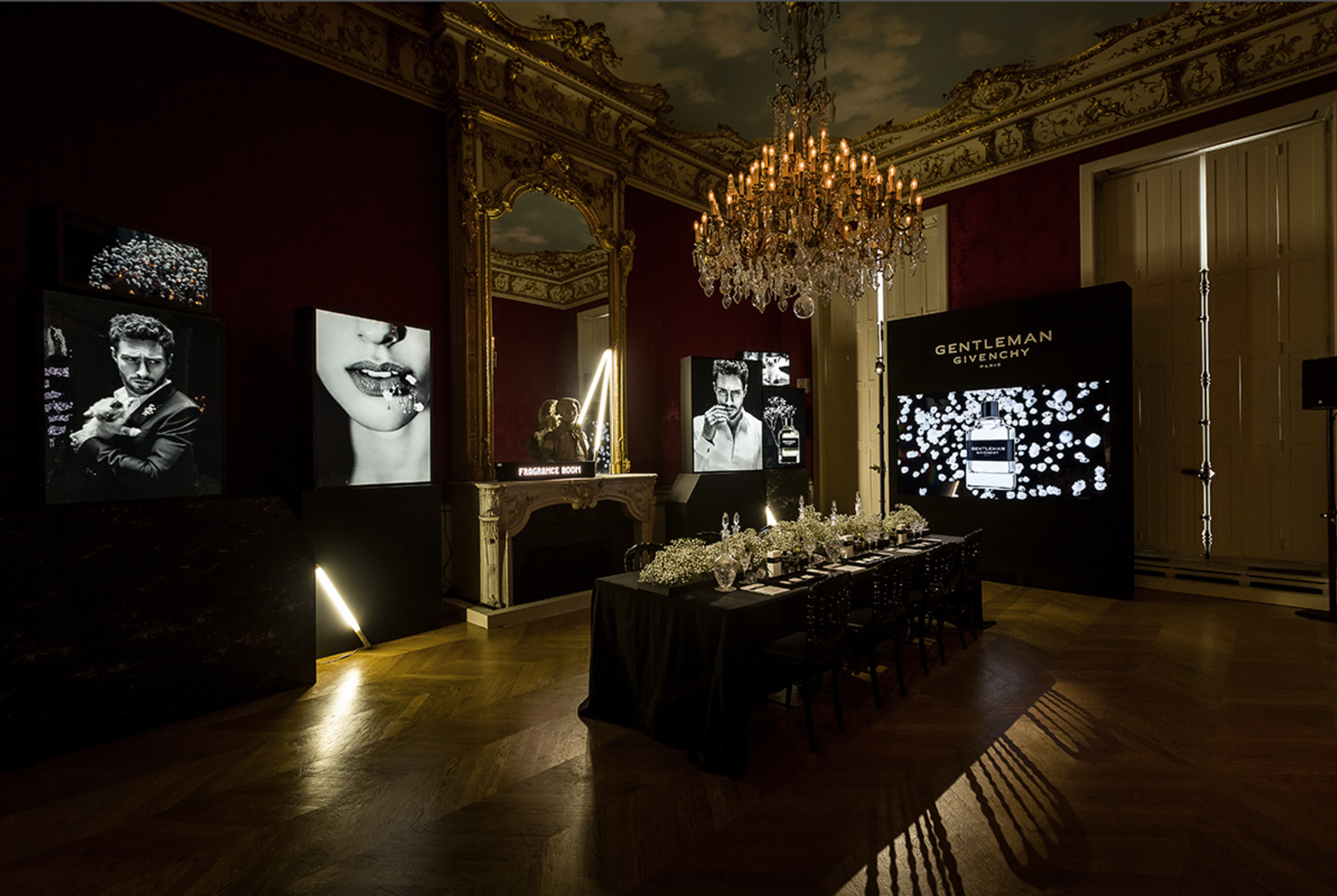 Atelier Lum, Soirée Givenchy — scénographe