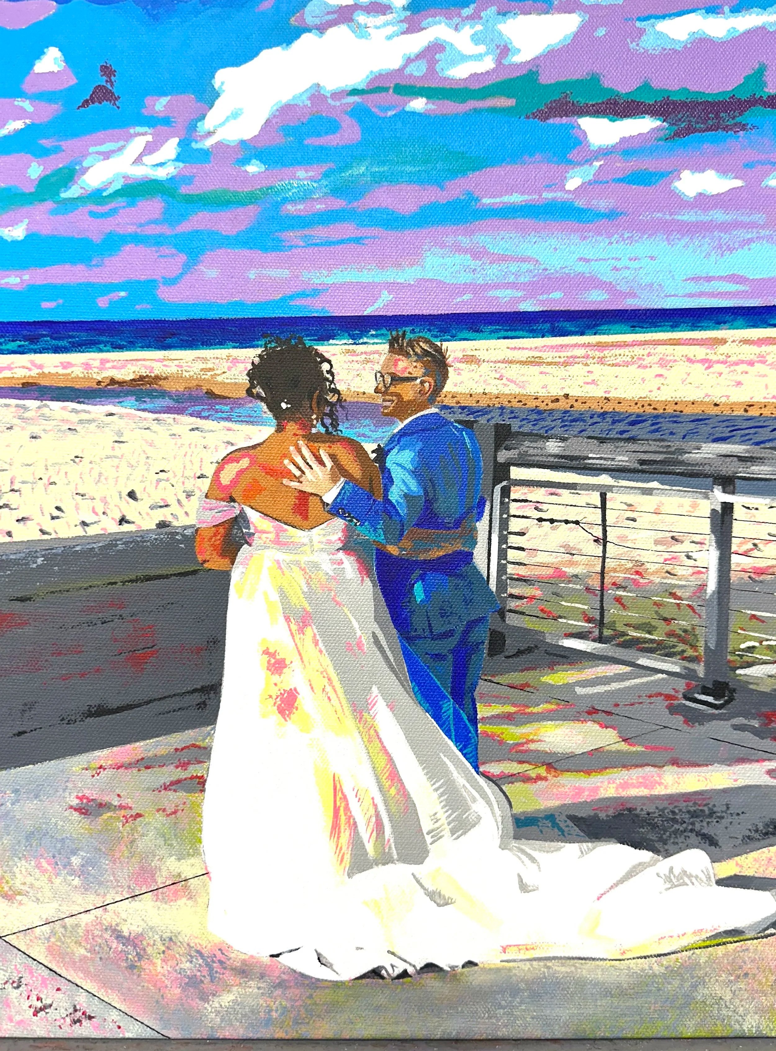 "Forever Begins Here" (12x18) sold